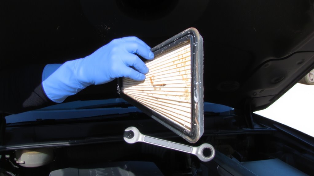 inspect filter and seal