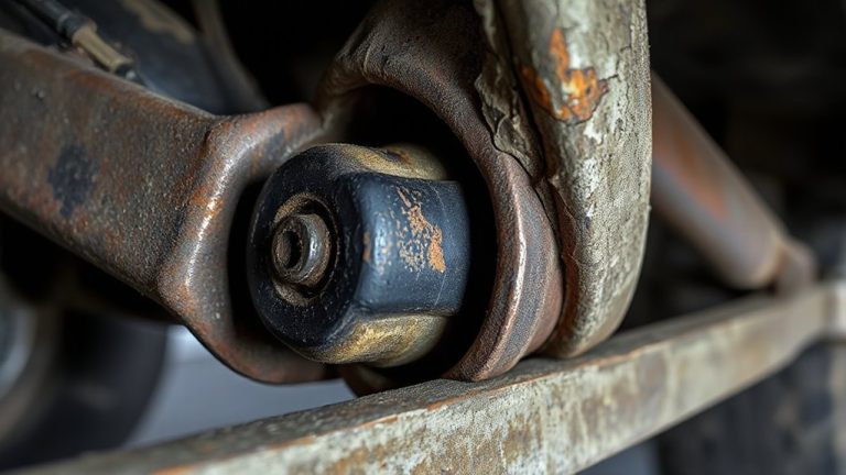 inspect lower control arm bushings