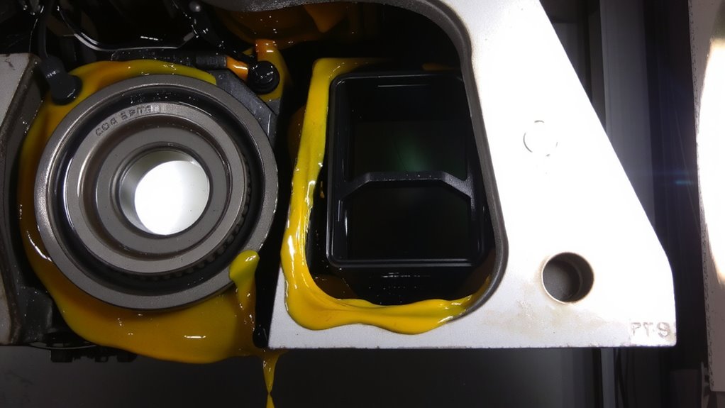 inspect oil coverage thoroughly
