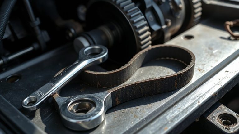 inspect replace worn alternator belt