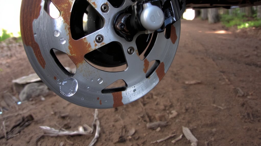 inspect rotors for damage