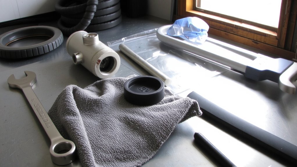 inspect tools and parts