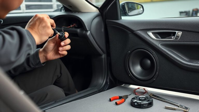 install component speakers sedan