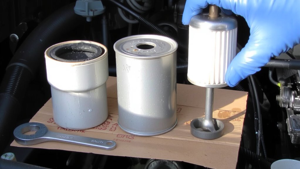 install filter with correct orientation