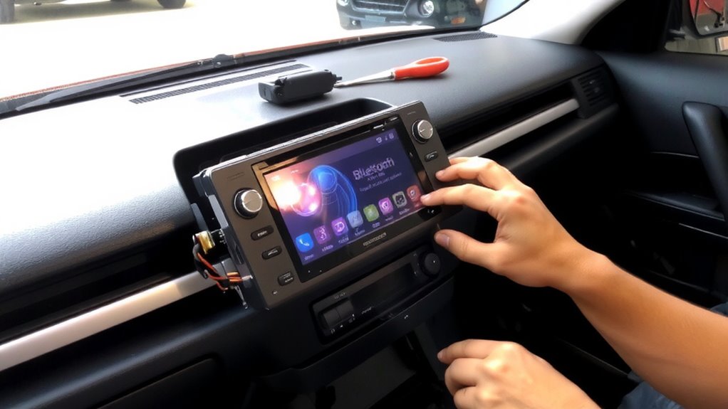 install head unit safely