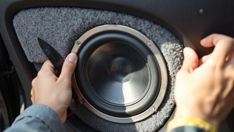 install soundproofing behind speakers