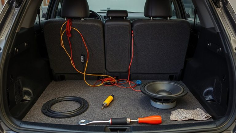 install speakers in hatchback