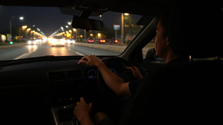 interior lighting affects night driving