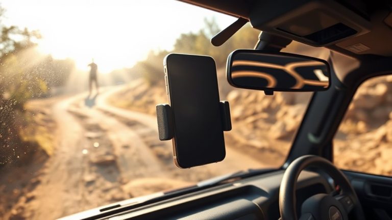 jeep wrangler phone mounts