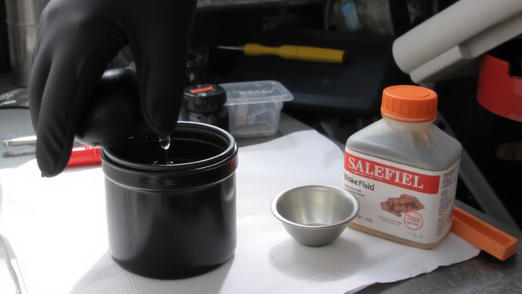 keep brake fluid sealed