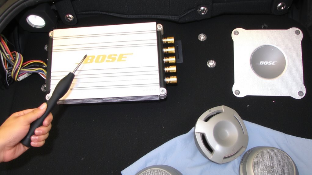 keep factory bose amplifier