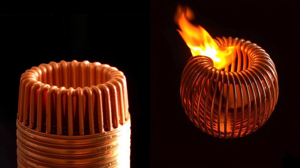larger coils faster cooling