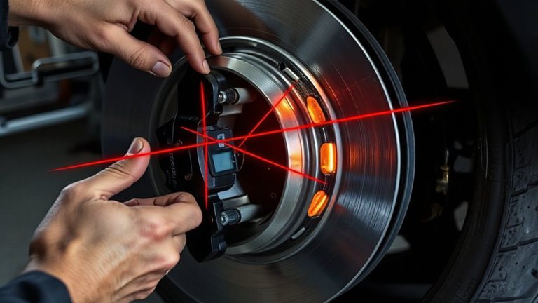 laser alignment ensures precision