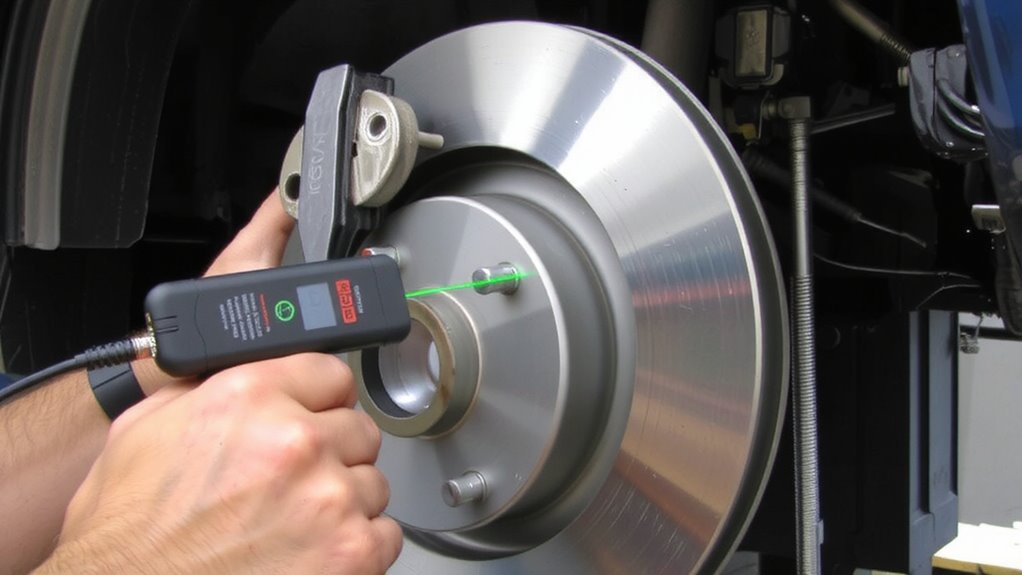 laser precise caliper alignment