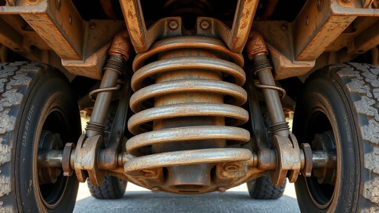 leaf springs in heavy duty use