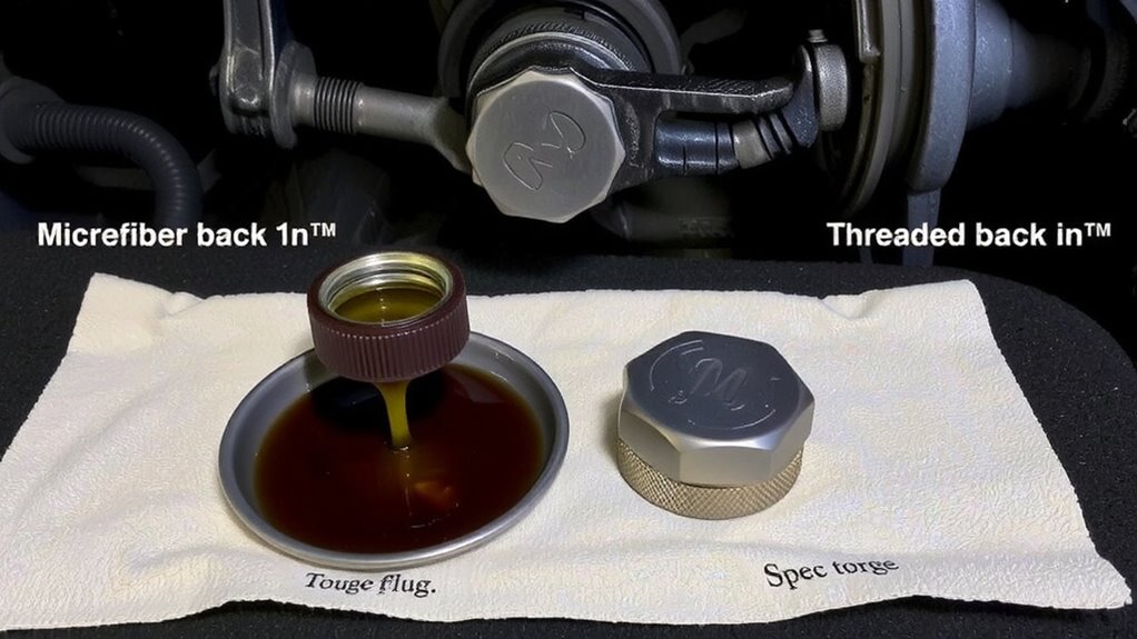 level surface correct wrench inspect plugs