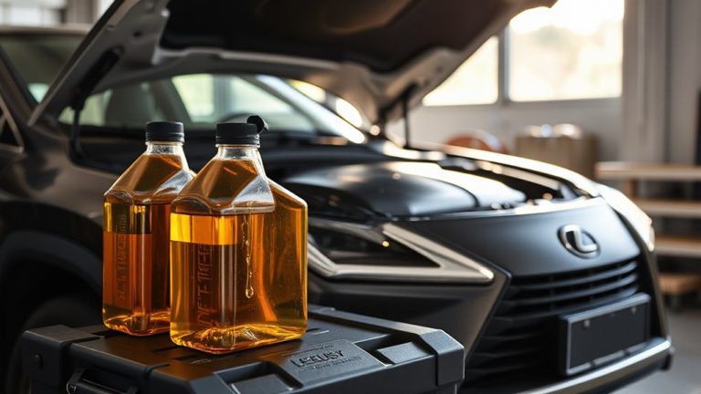 lexus rx 350 engine oils