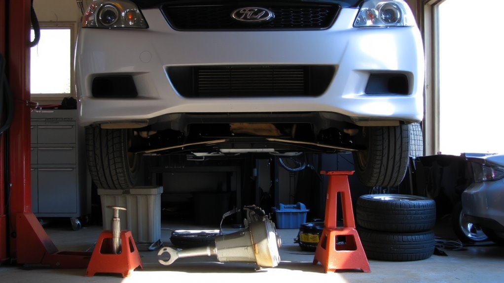 lift safely with jack stands