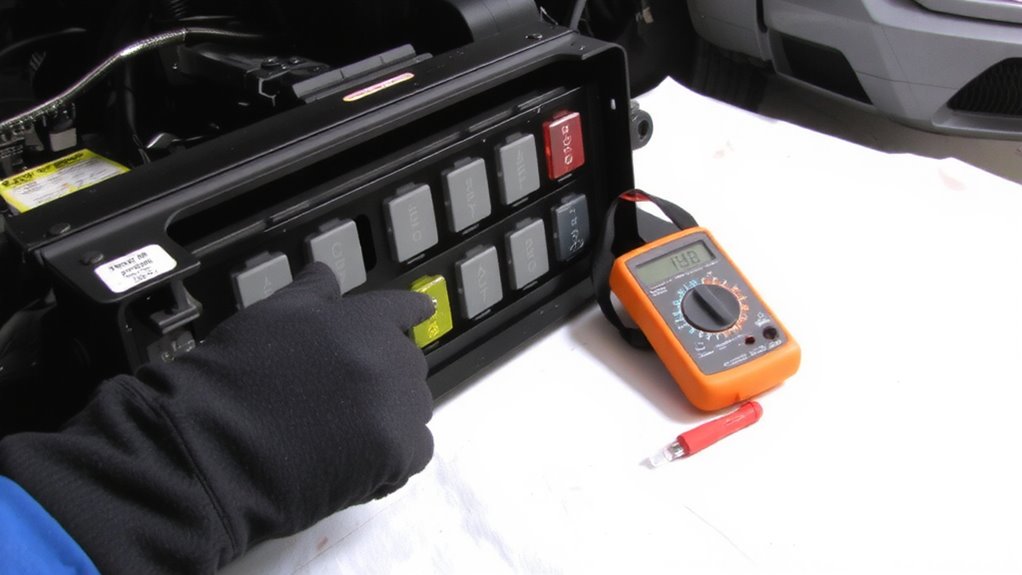 locate fuel pump fuse