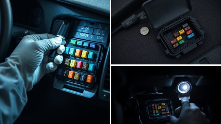 locate identify vehicle fuse boxes