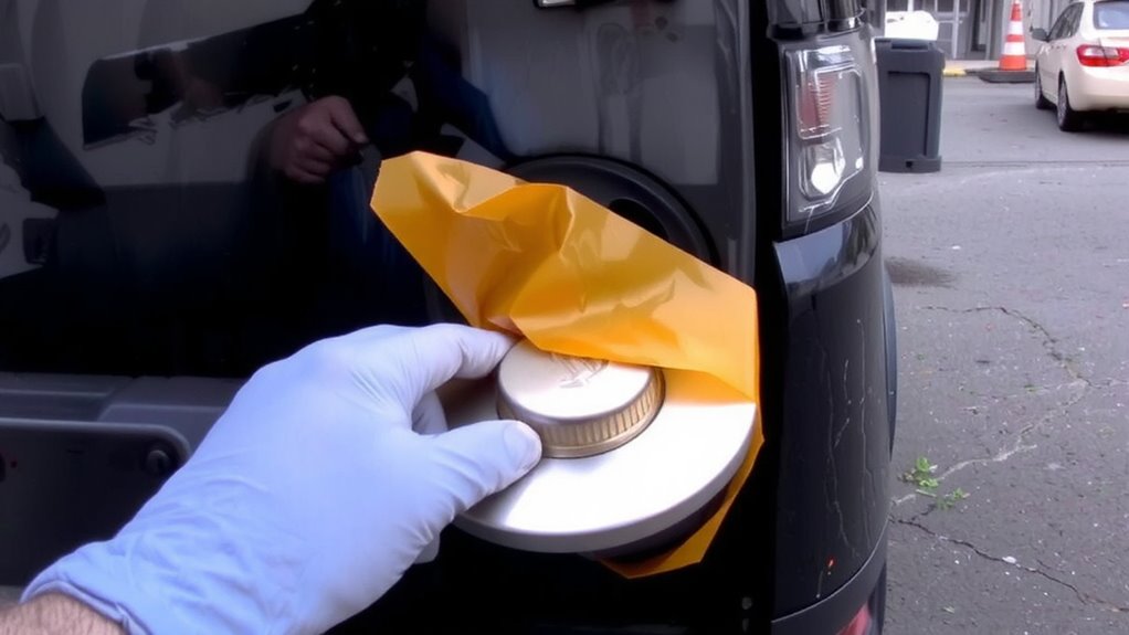 loose cap causes damage
