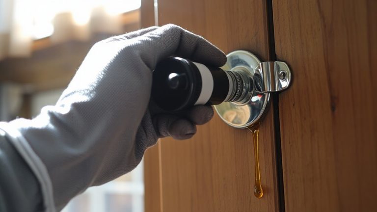 lubricate door latches under 30k