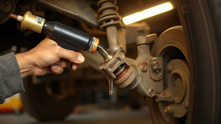 lubricate pitman arm shaft