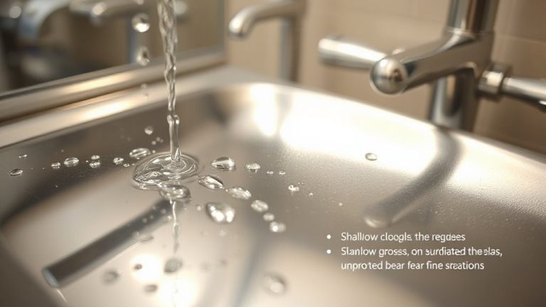 lubricated rinsing prevents scratches