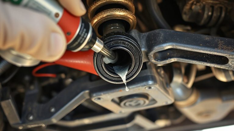 lubricating greasable suspension bushings