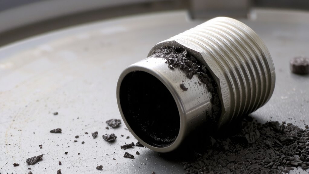 magnetic capture of ferrous debris