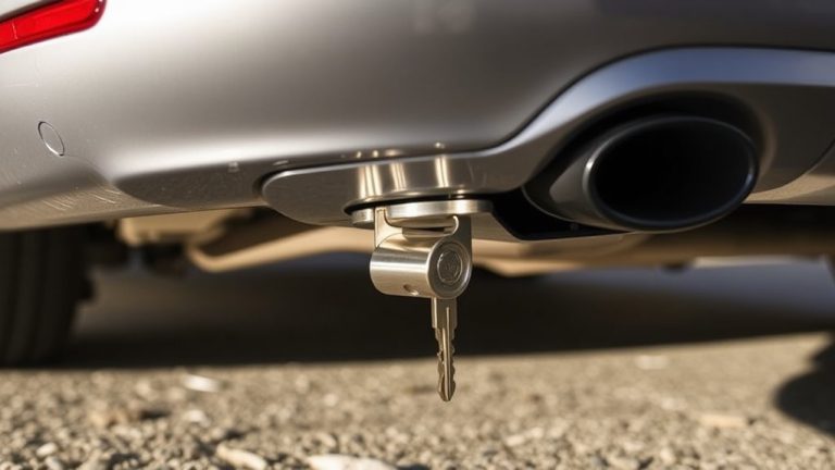 magnetic car key hide