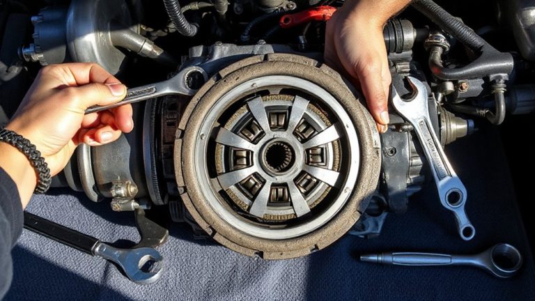 manual clutch replacement procedure