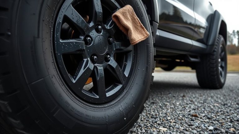 matte black wheel cleaning