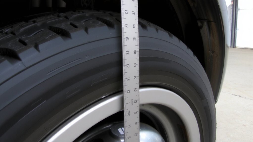 measure tire sidewall clearance