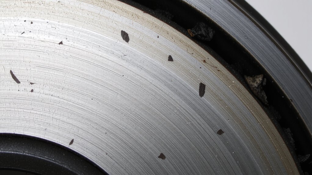 metal fragments indicate pad quality