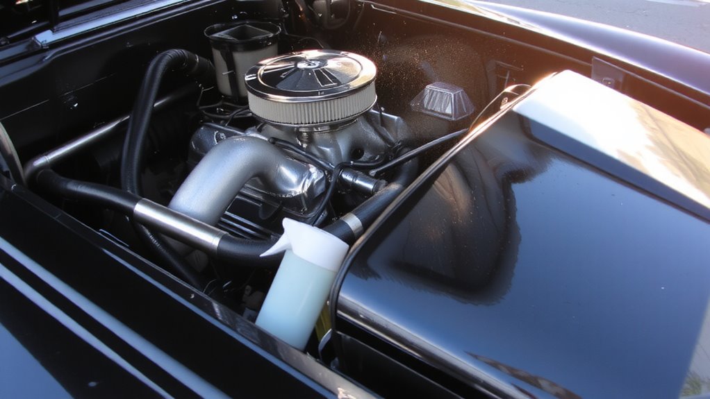 mice seek warm engines