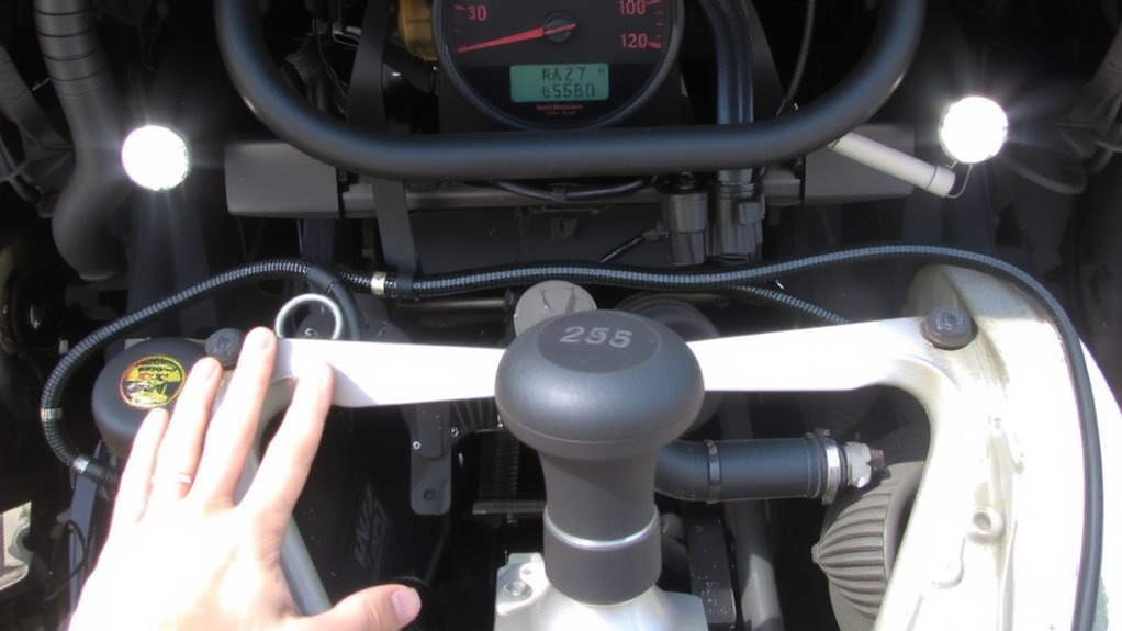 moderate rpms smooth shifting