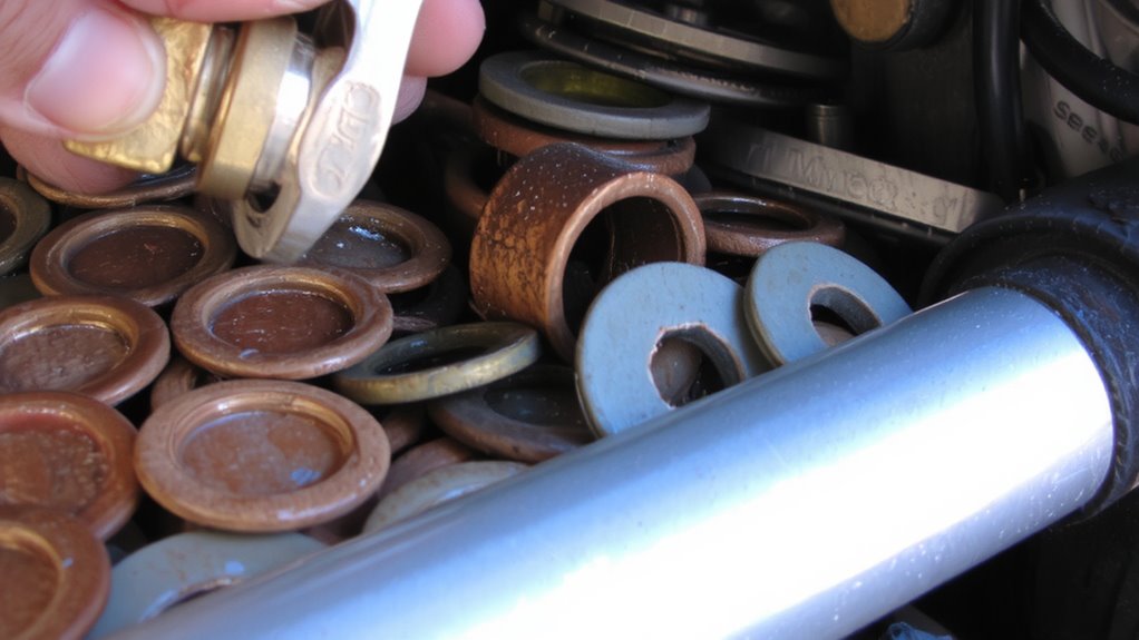 never reuse crush washers