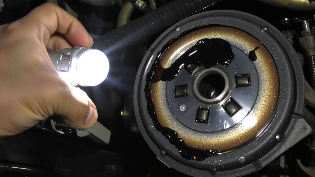 oil induced clutch degradation
