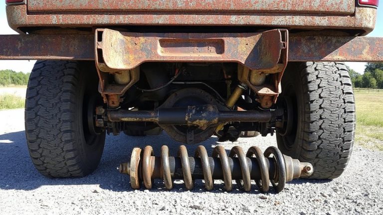 overloading damages suspension components