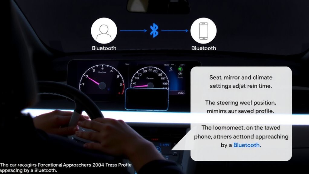 personalized driver profiles via bluetooth