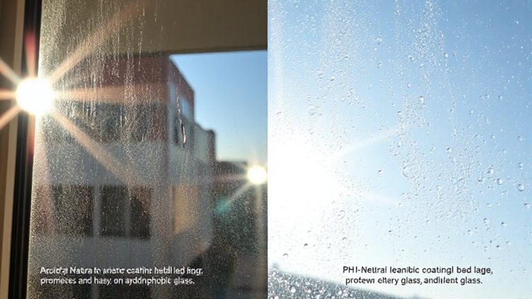 ph neutral glass cleaner preserves coating