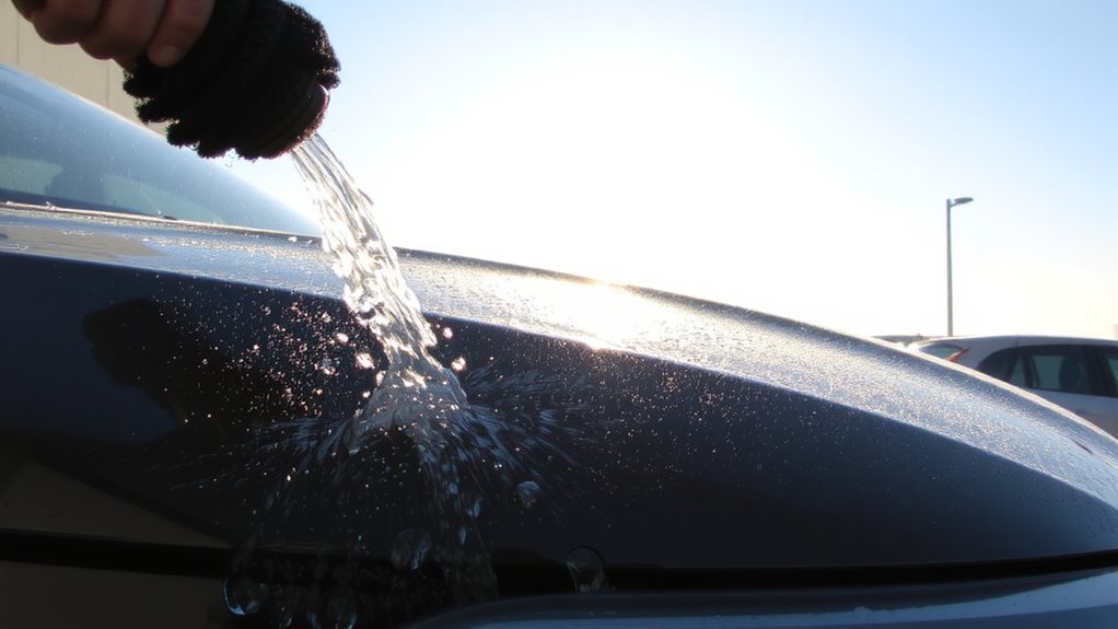 pre rinse with low pressure flood nozzle