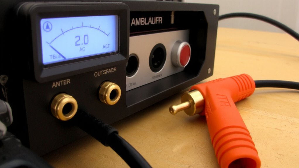 preamp voltage signal integrity