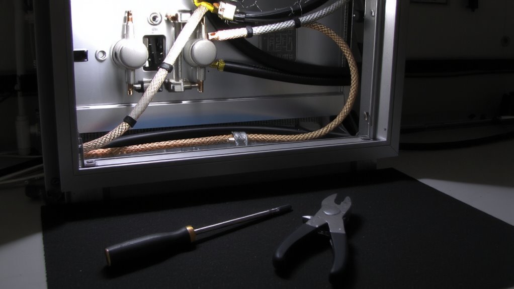 precision tools for wiring upgrade