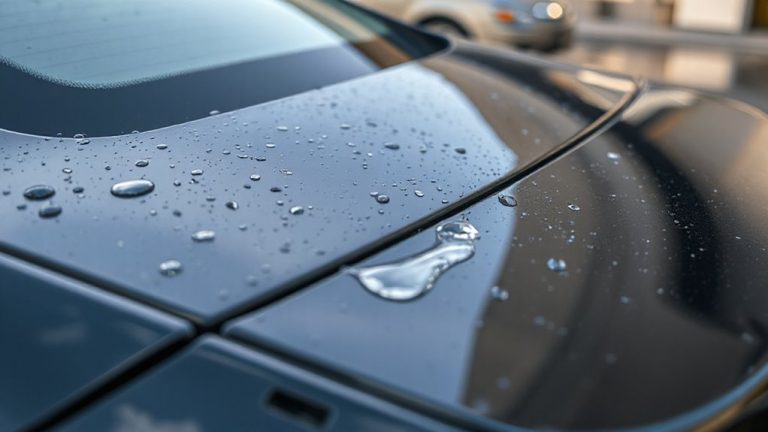 prevent trunk seal water accumulation