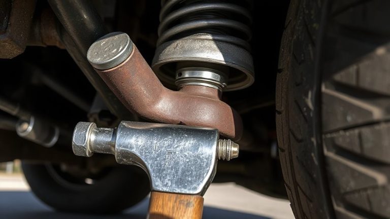 pry bar checks ball joint