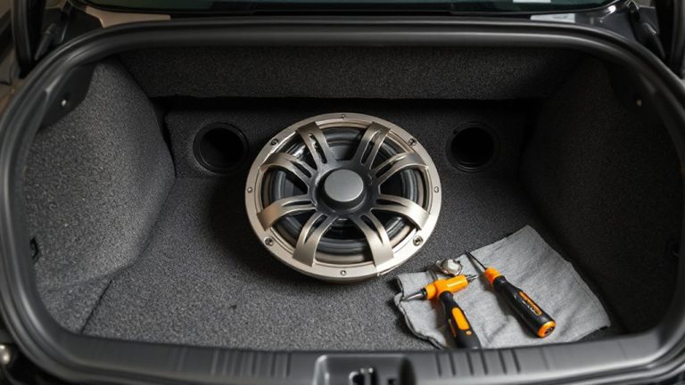 rear deck speaker installation