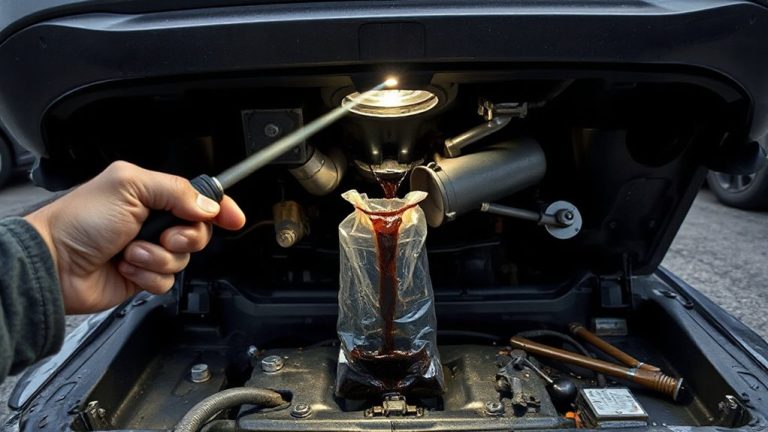 rear main seal leak