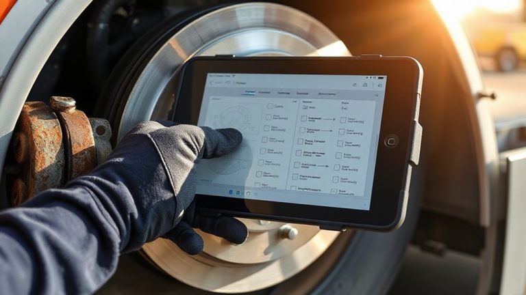 recording brake inspection findings
